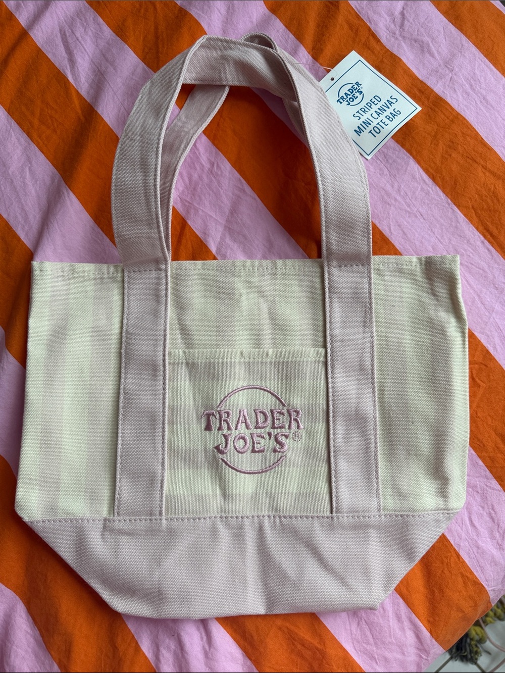 Trader Joe’s stripped Tote Bag